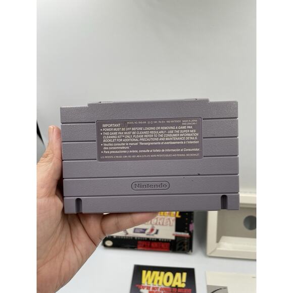 Brett Hull Hockey SNES) Box/ Manual/ Game/Extras Complete!! - Picture 10 of 10